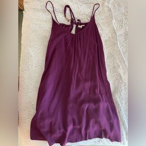 Roxy purple sun cover dress